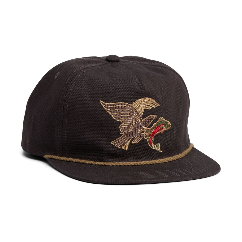 Osprey Prey Snapback Hat- Black Twill